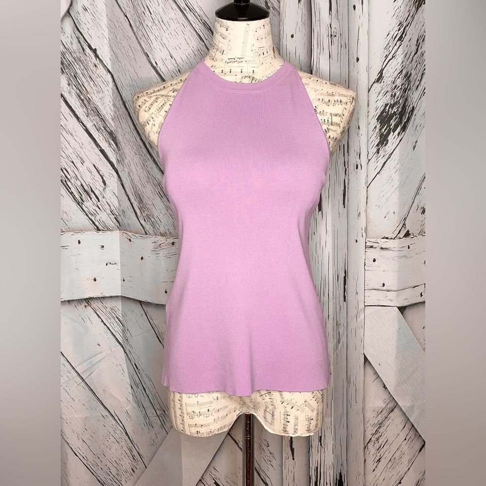 Modern Citizen Knit Tank Top Lavender Size M